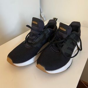 Size 7 black adidas sneakers in good condition